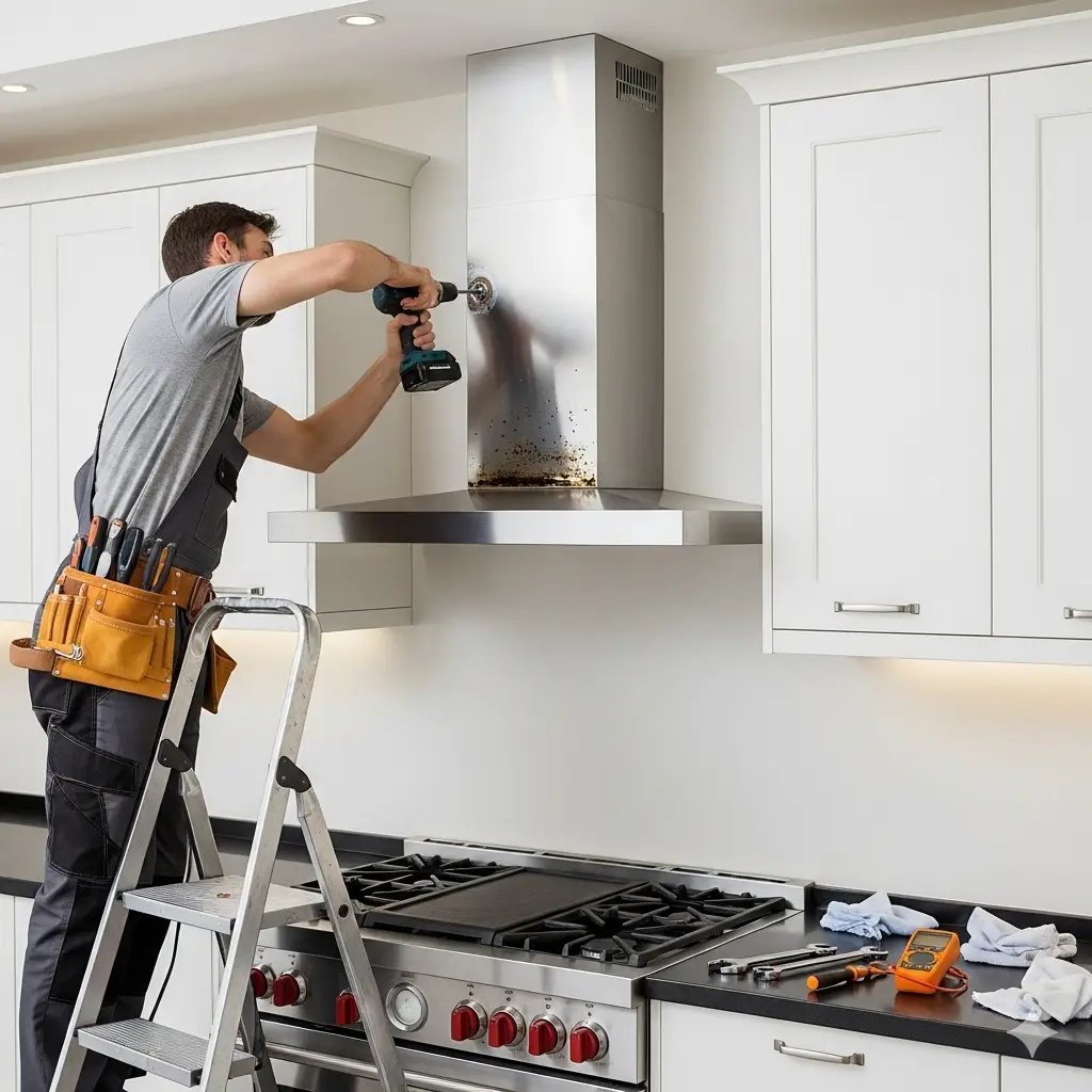 Chimney service near me with professional chimney cleaning service and chimney repair near me for smoke-free kitchens