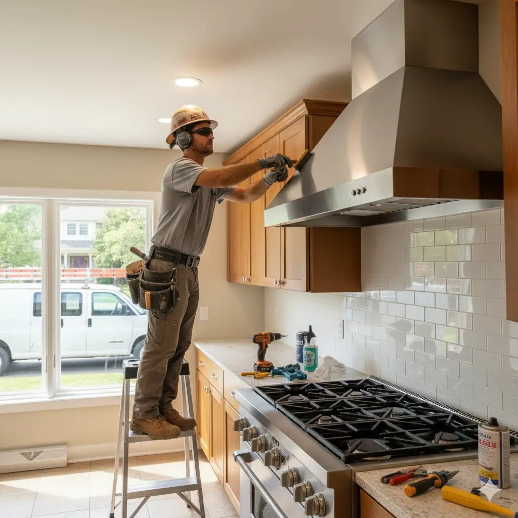 Chimney service near me with professional chimney cleaning service and chimney repair near me for smoke-free kitchens