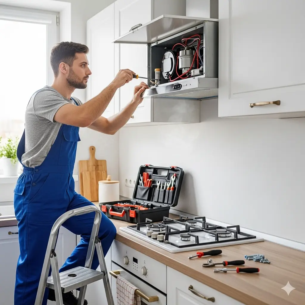 Chimney service near me with professional chimney cleaning service and chimney repair near me for smoke-free kitchens